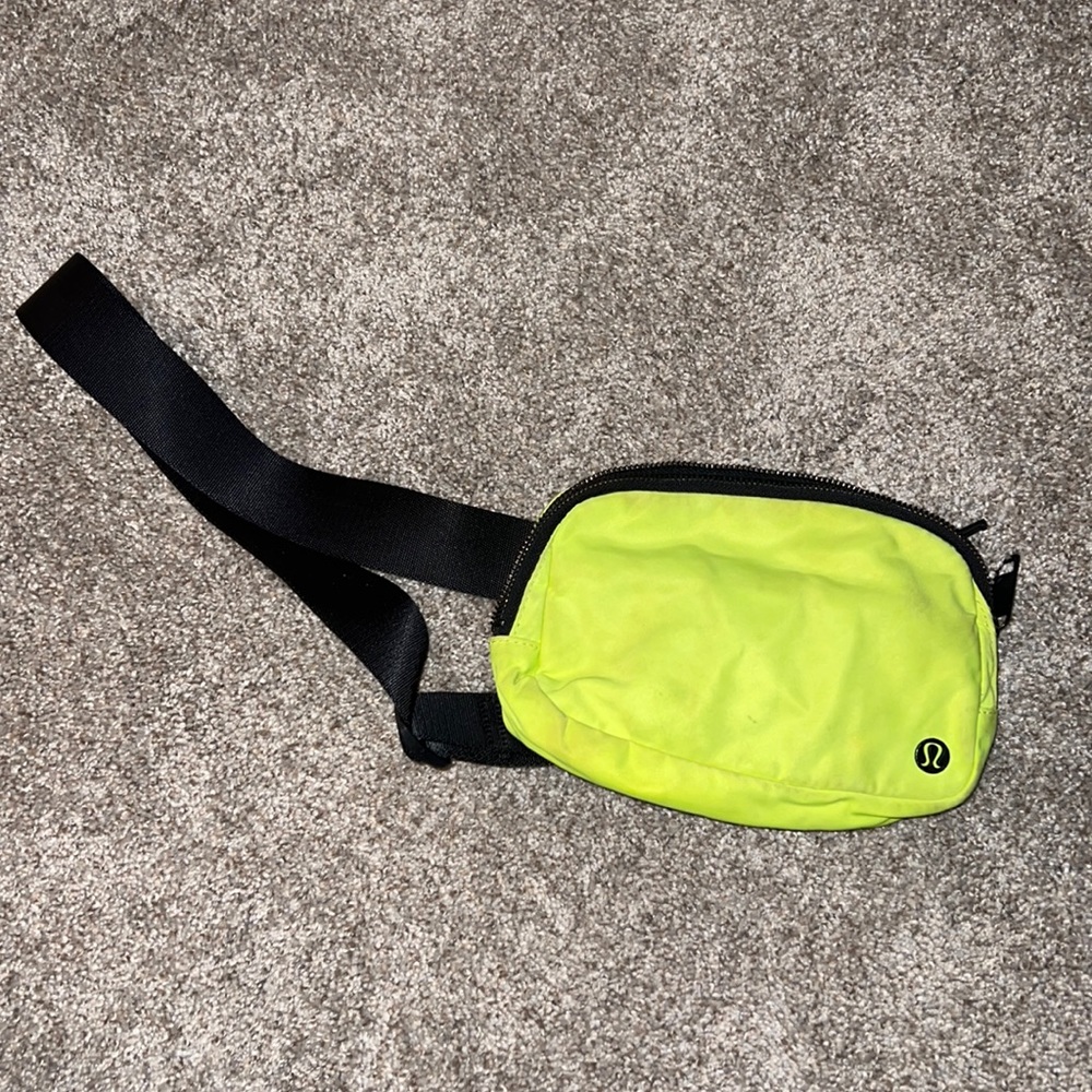 Yellow Lululemon fanny